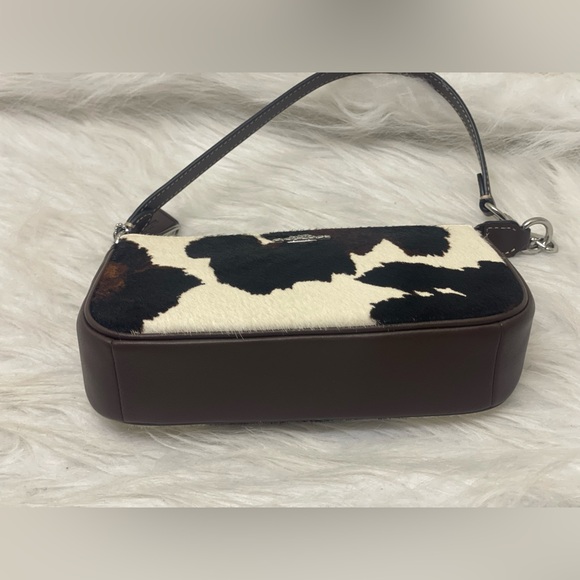 COACH Nolita 19 With Cow Print CCV61, cow printed haircalf/Sv/Cow Multi NWT - Picture 12 of 16